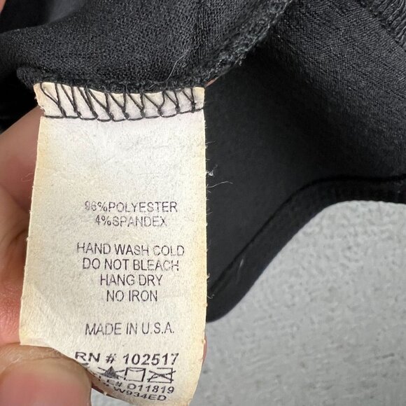 Soprano Lace Sleeveless Black Dress Womens Size Large Made in the USA - Picture 6 of 10